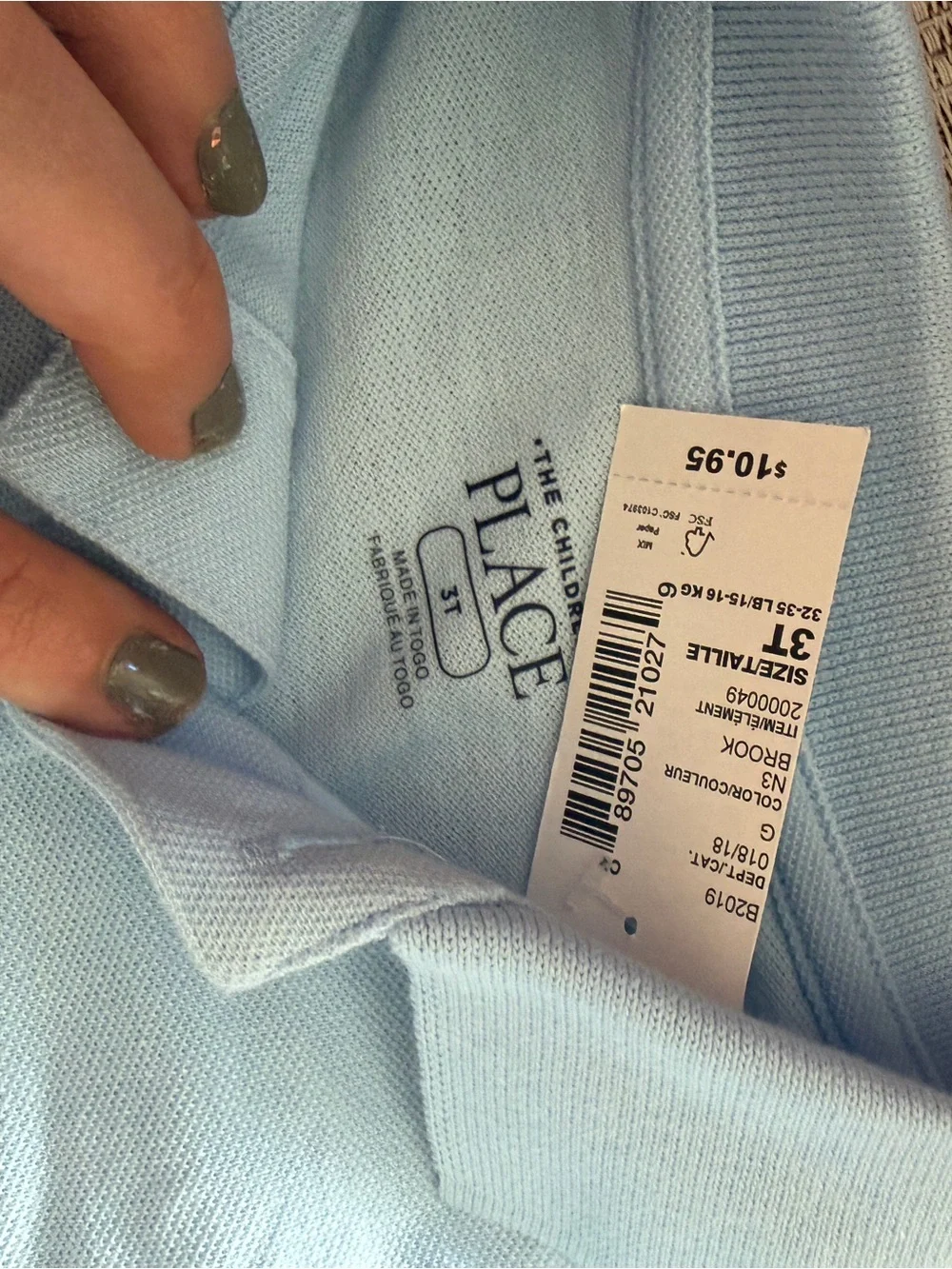 The Children's Place Light Blue Boys' Polo Shirt